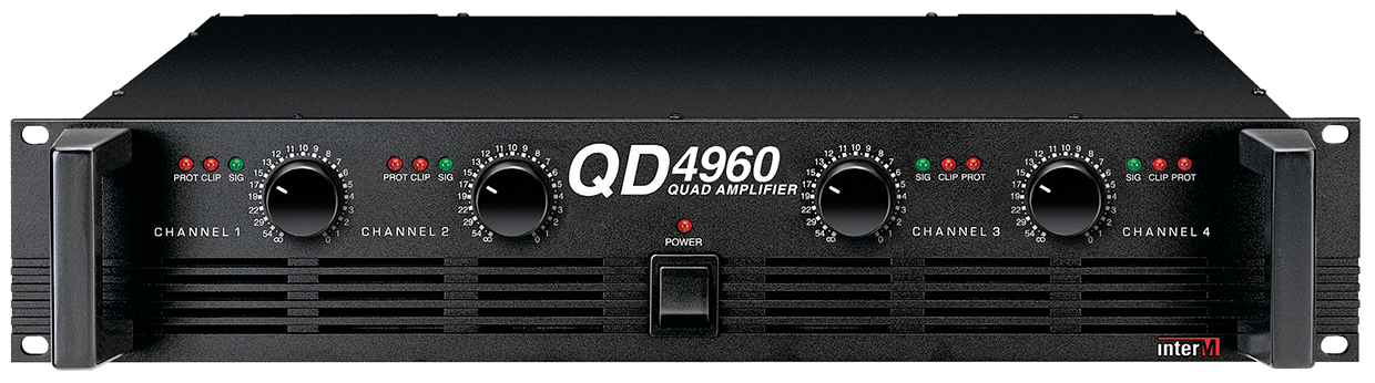 interM QD4960 パワーアンプ QD-4960